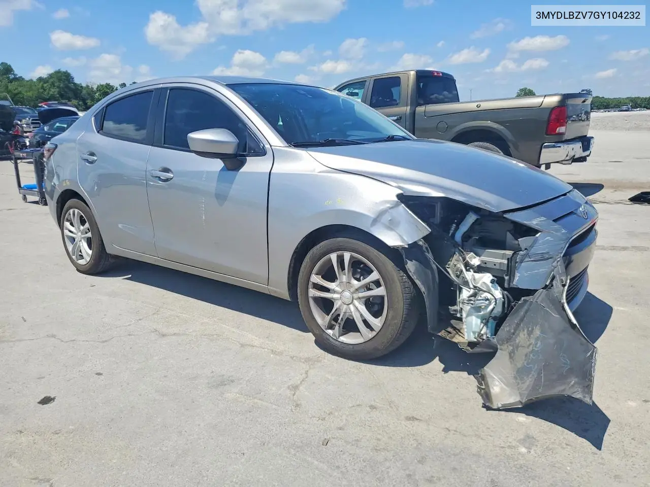 2016 Scion Ia Base VIN: 3MYDLBZV7GY104232 Lot: 57702656