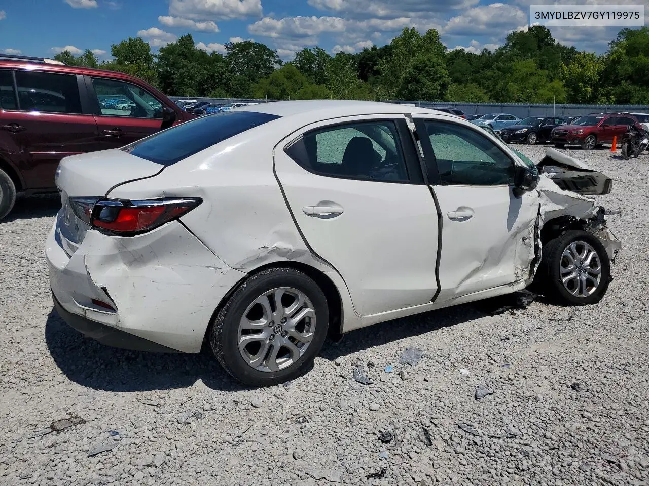 2016 Scion Ia Base VIN: 3MYDLBZV7GY119975 Lot: 58538956