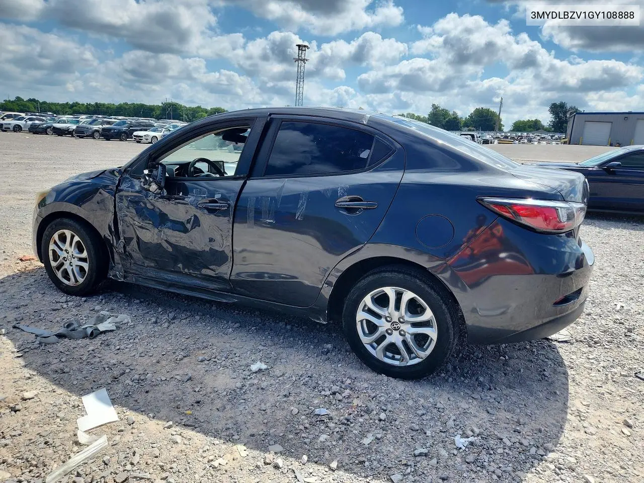 2016 Scion Ia Base VIN: 3MYDLBZV1GY108888 Lot: 59713766