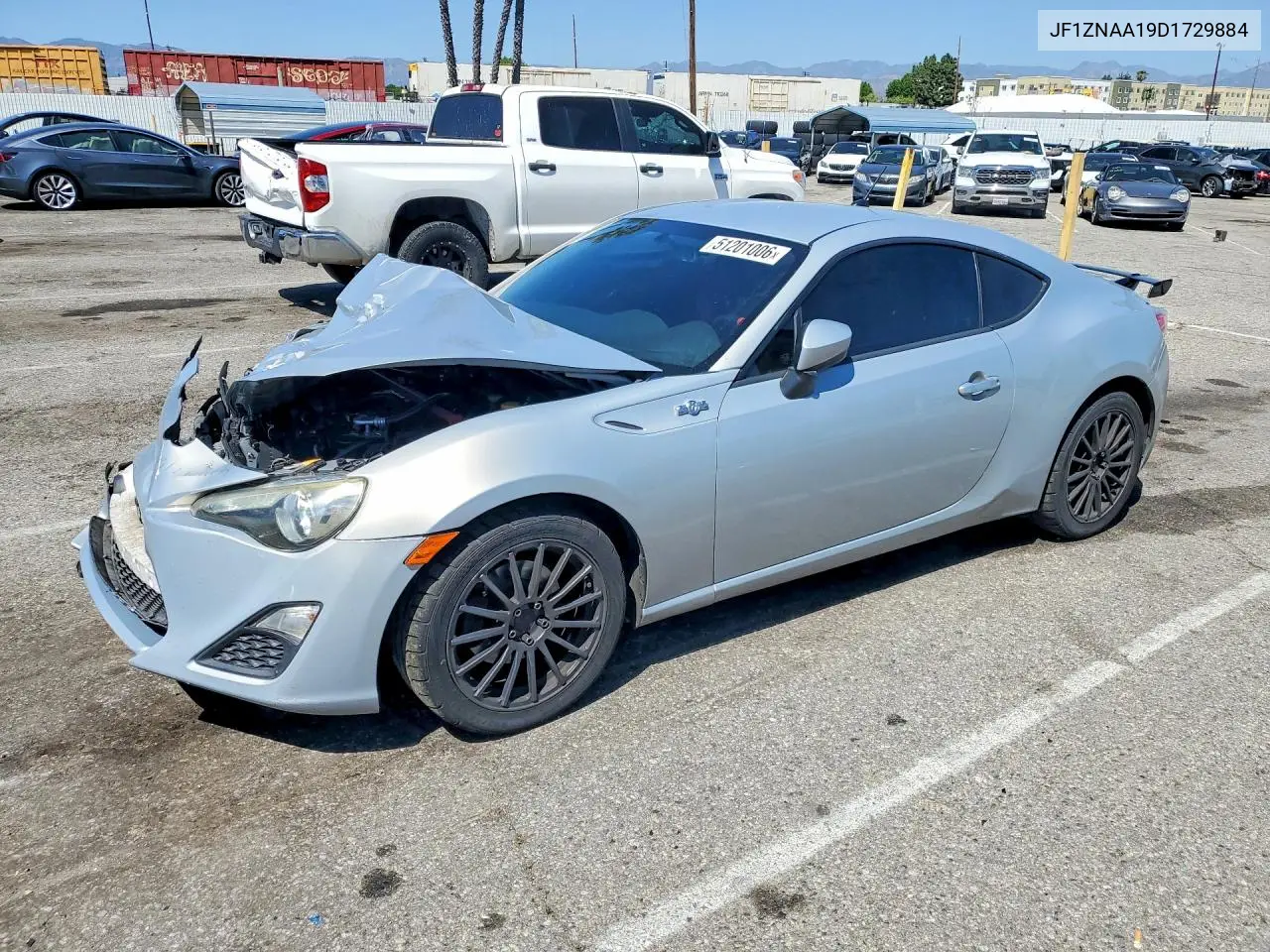 2013 Scion Fr-S 10 Series VIN: JF1ZNAA19D1729884 Lot: 51201006