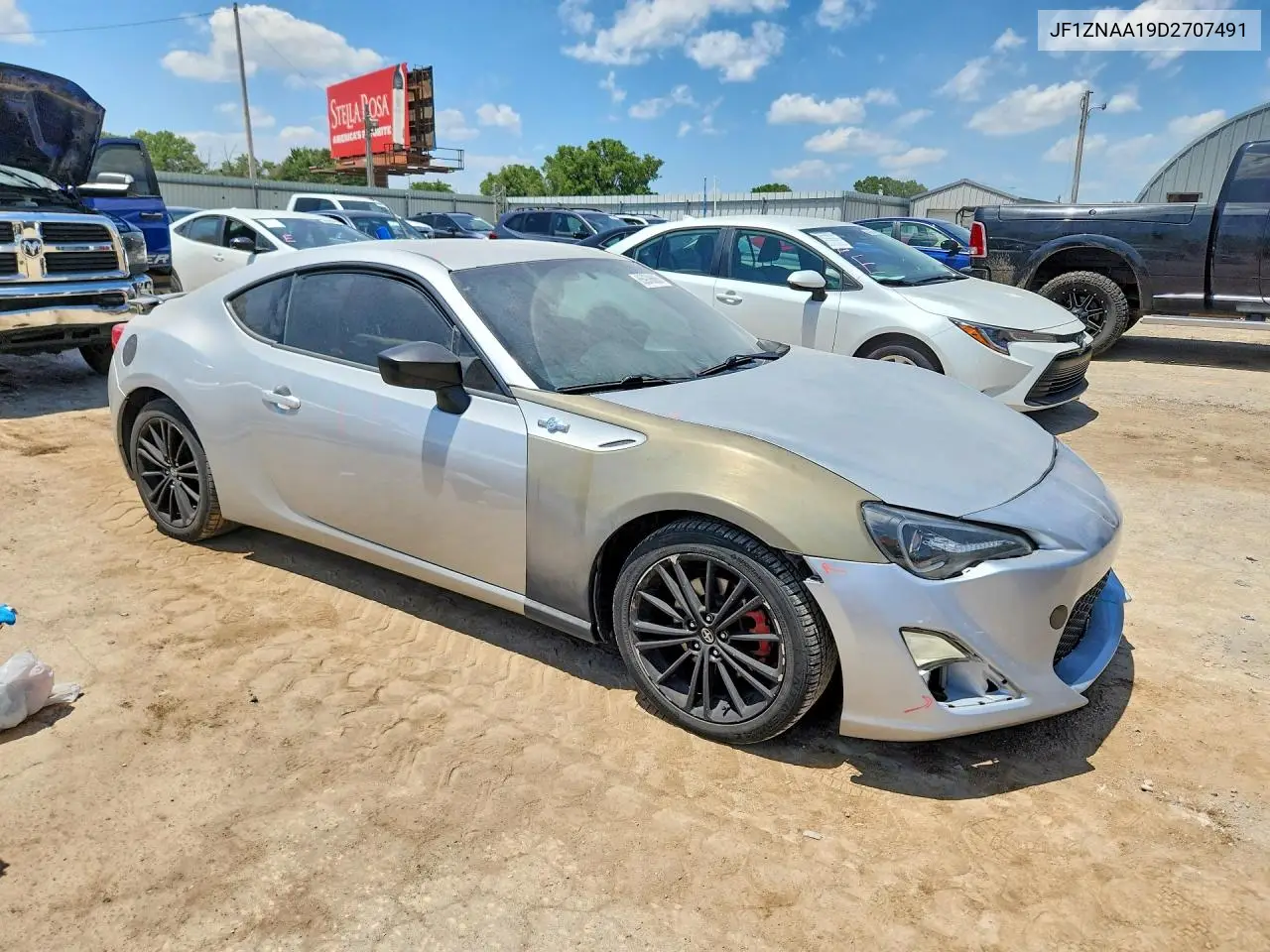 2013 Scion Fr-S Base VIN: JF1ZNAA19D2707491 Lot: 85978665