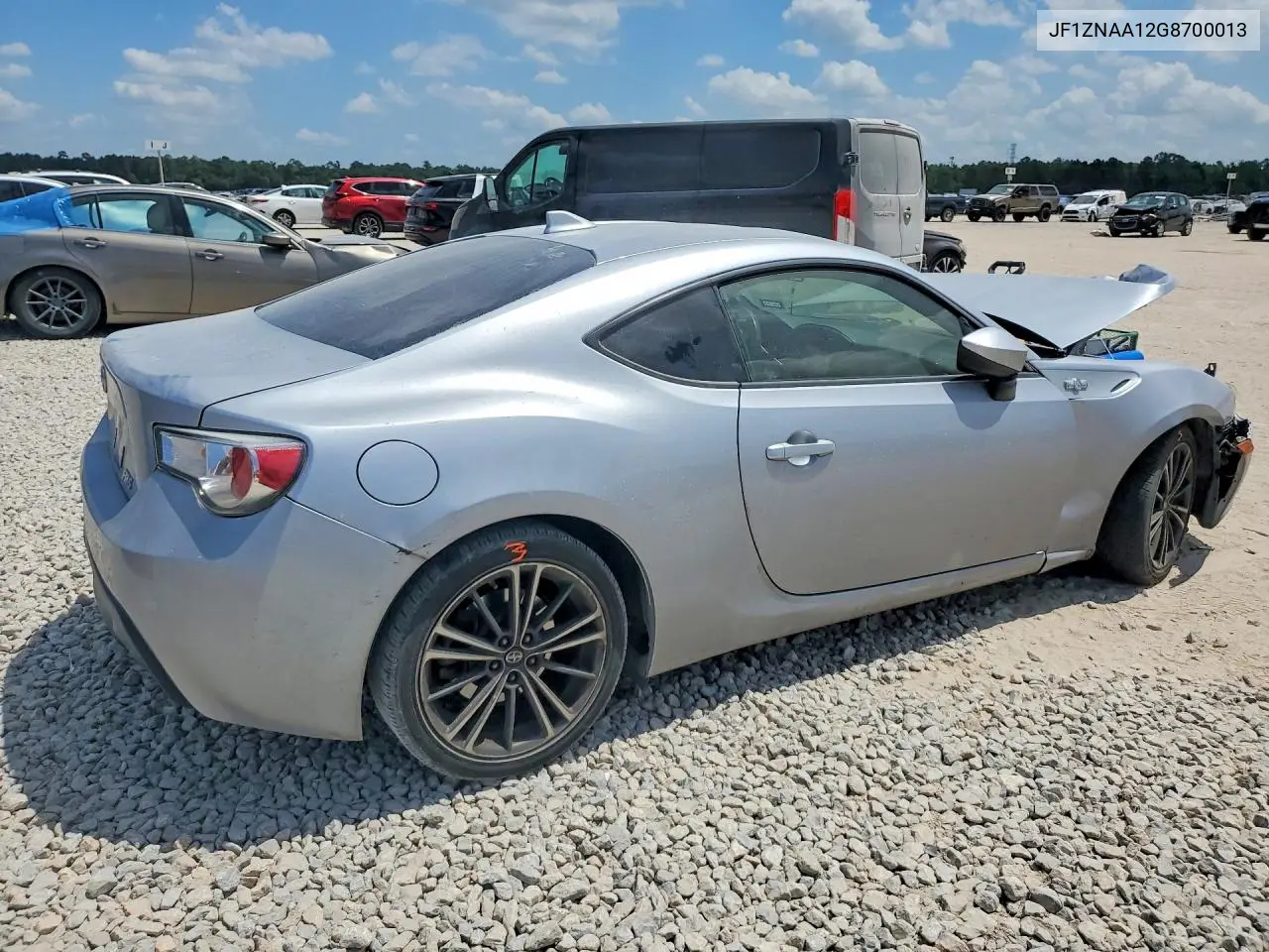 2016 Scion Fr-S Base VIN: JF1ZNAA12G8700013 Lot: 85991665