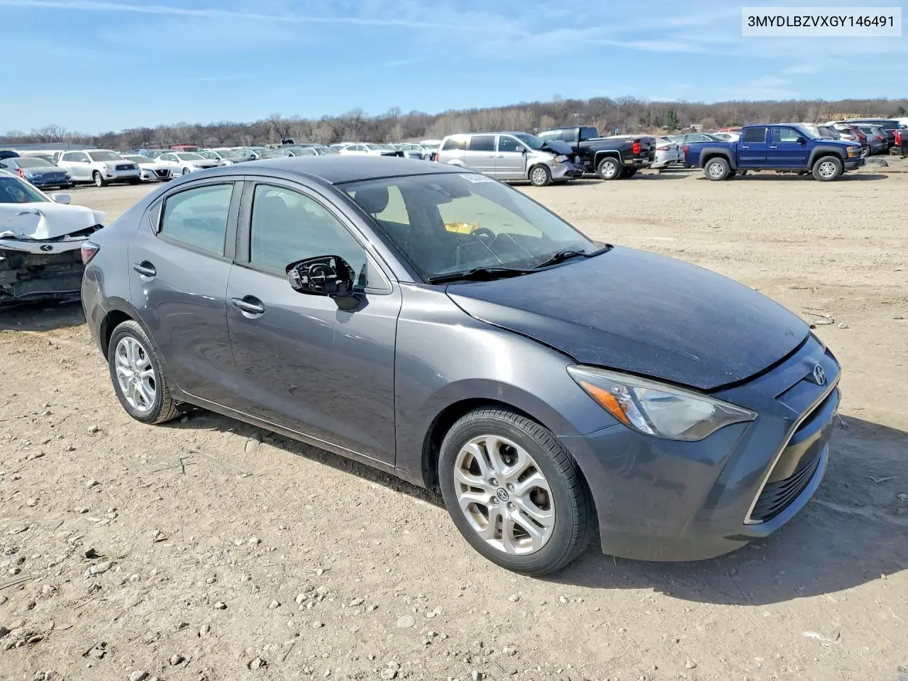 2016 Scion Ia Base VIN: 3MYDLBZVXGY146491 Lot: 46534586