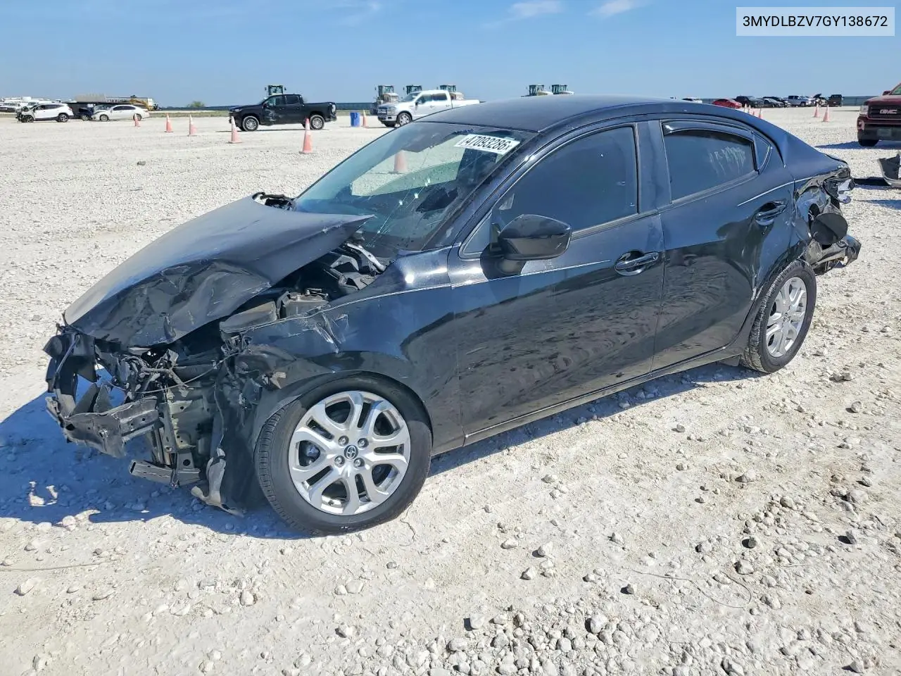 2016 Scion Ia Base VIN: 3MYDLBZV7GY138672 Lot: 47093286