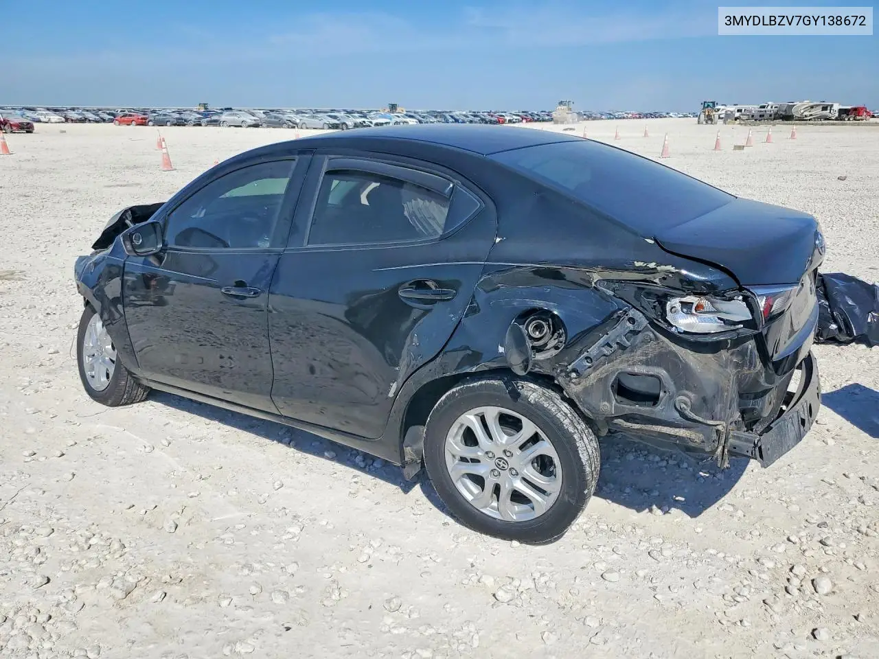 2016 Scion Ia Base VIN: 3MYDLBZV7GY138672 Lot: 47093286