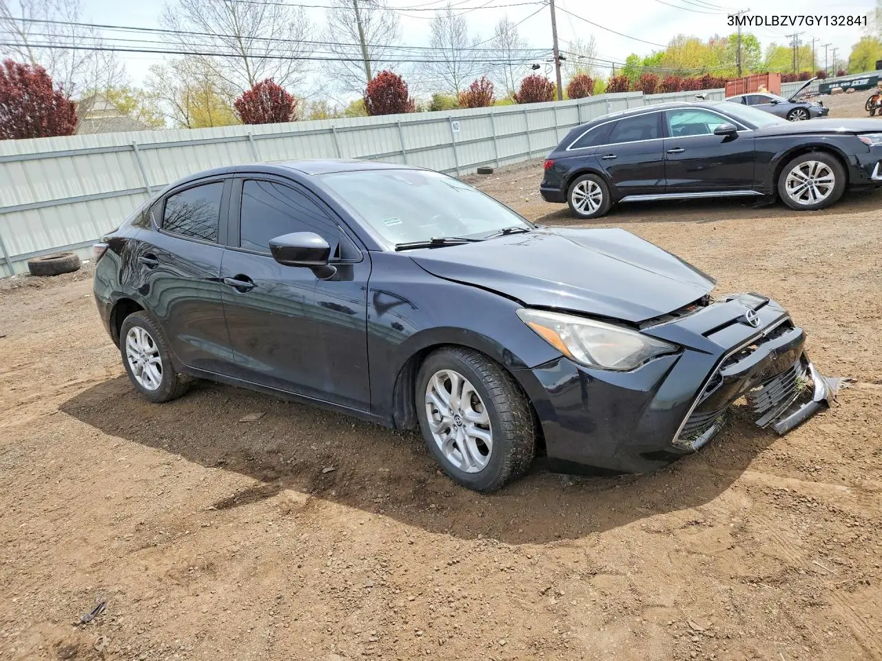 2016 Scion Ia Base VIN: 3MYDLBZV7GY132841 Lot: 51660046