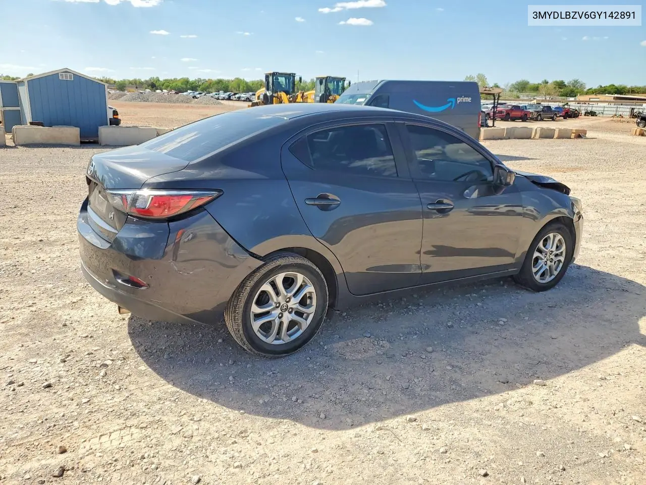 2016 Scion Ia Base VIN: 3MYDLBZV6GY142891 Lot: 52563806