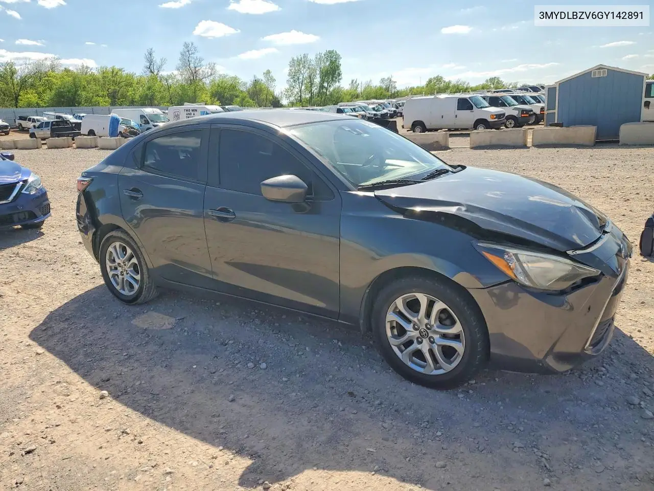 2016 Scion Ia Base VIN: 3MYDLBZV6GY142891 Lot: 52563806