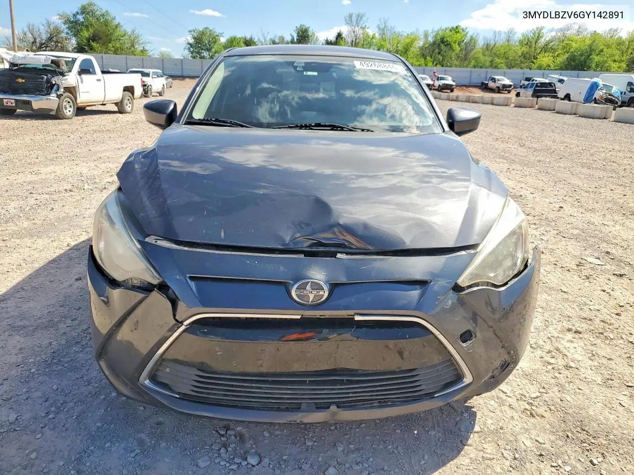 2016 Scion Ia Base VIN: 3MYDLBZV6GY142891 Lot: 52563806