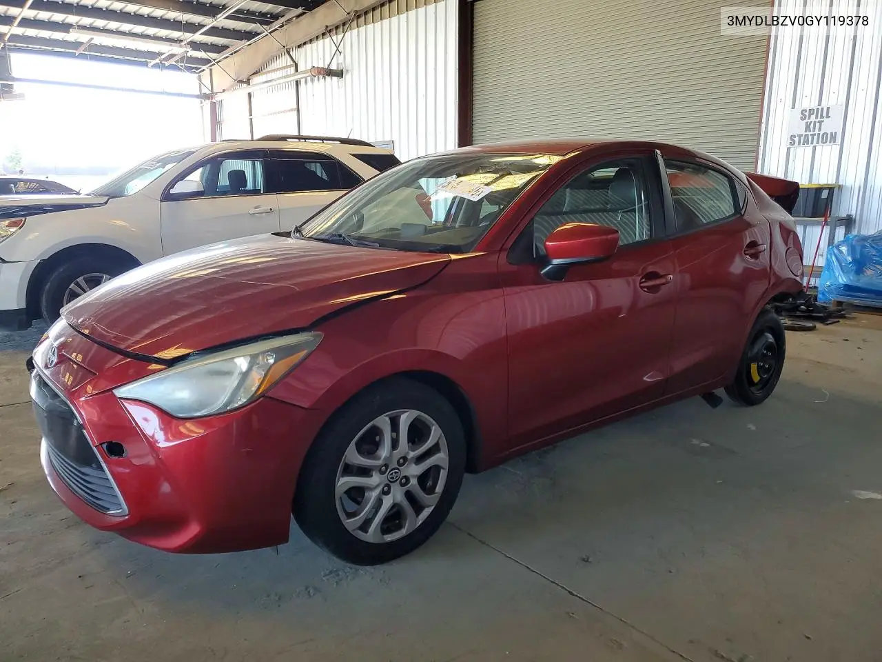 2016 Scion Ia Base VIN: 3MYDLBZV0GY119378 Lot: 53831546