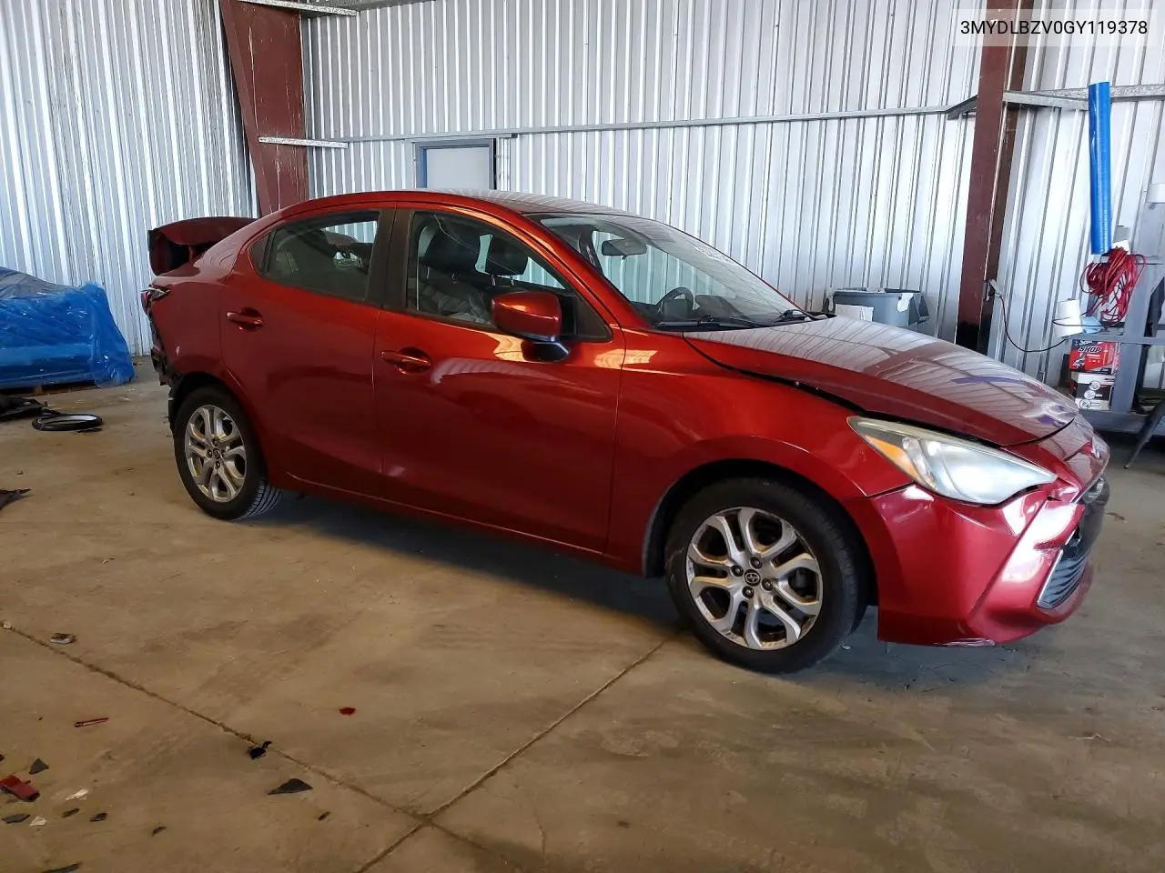 2016 Scion Ia Base VIN: 3MYDLBZV0GY119378 Lot: 53831546