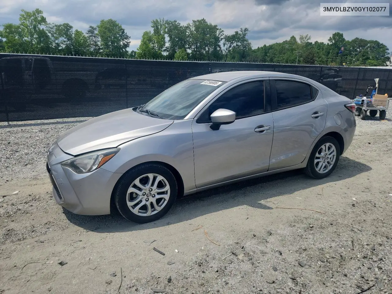 2016 Scion Ia Base VIN: 3MYDLBZV0GY102077 Lot: 54127426