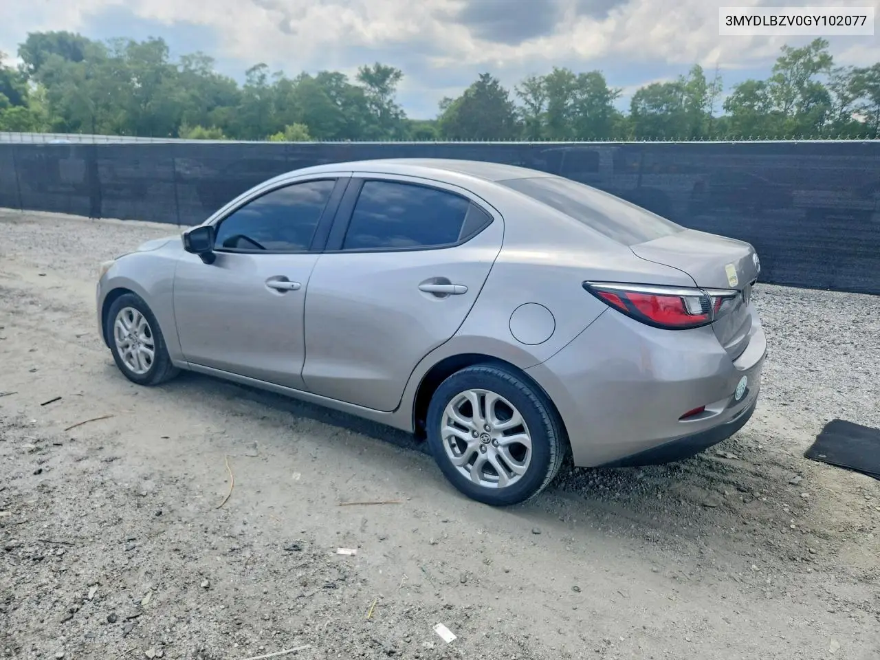 2016 Scion Ia Base VIN: 3MYDLBZV0GY102077 Lot: 54127426