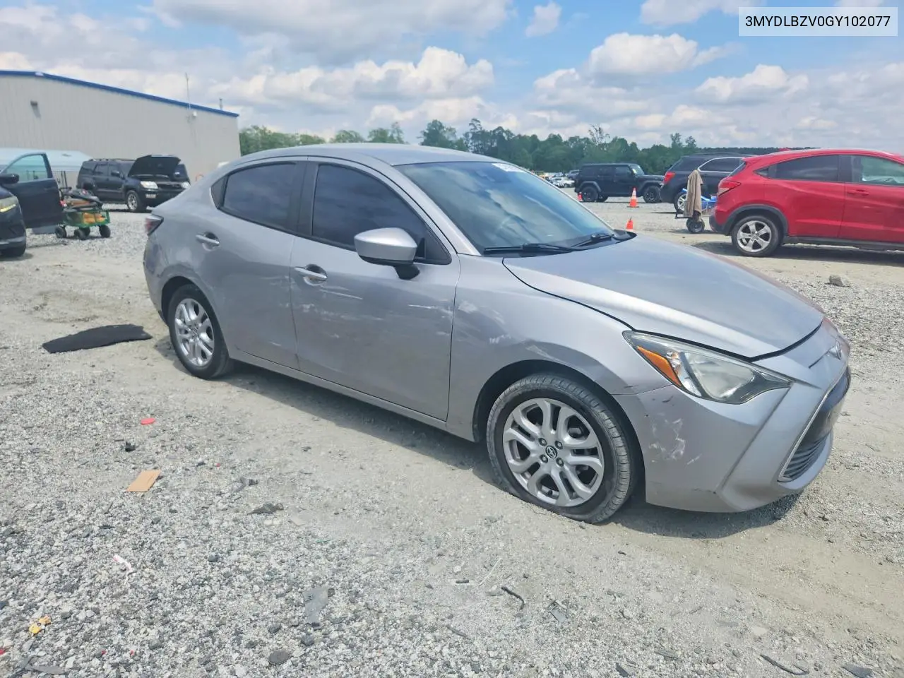 2016 Scion Ia Base VIN: 3MYDLBZV0GY102077 Lot: 54127426