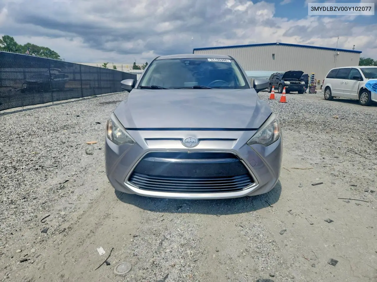 2016 Scion Ia Base VIN: 3MYDLBZV0GY102077 Lot: 54127426