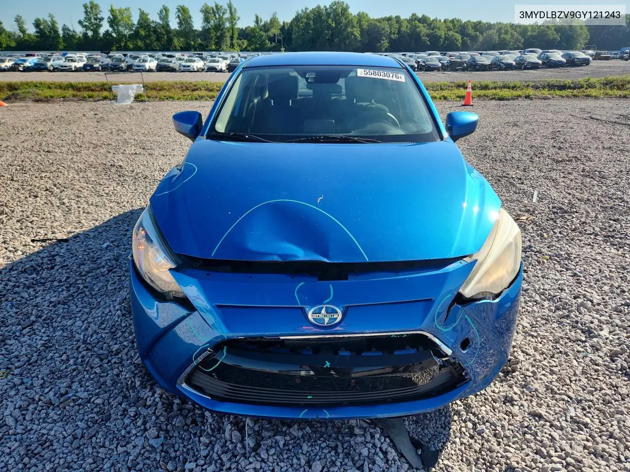 2016 Scion Ia Base VIN: 3MYDLBZV9GY121243 Lot: 55803076