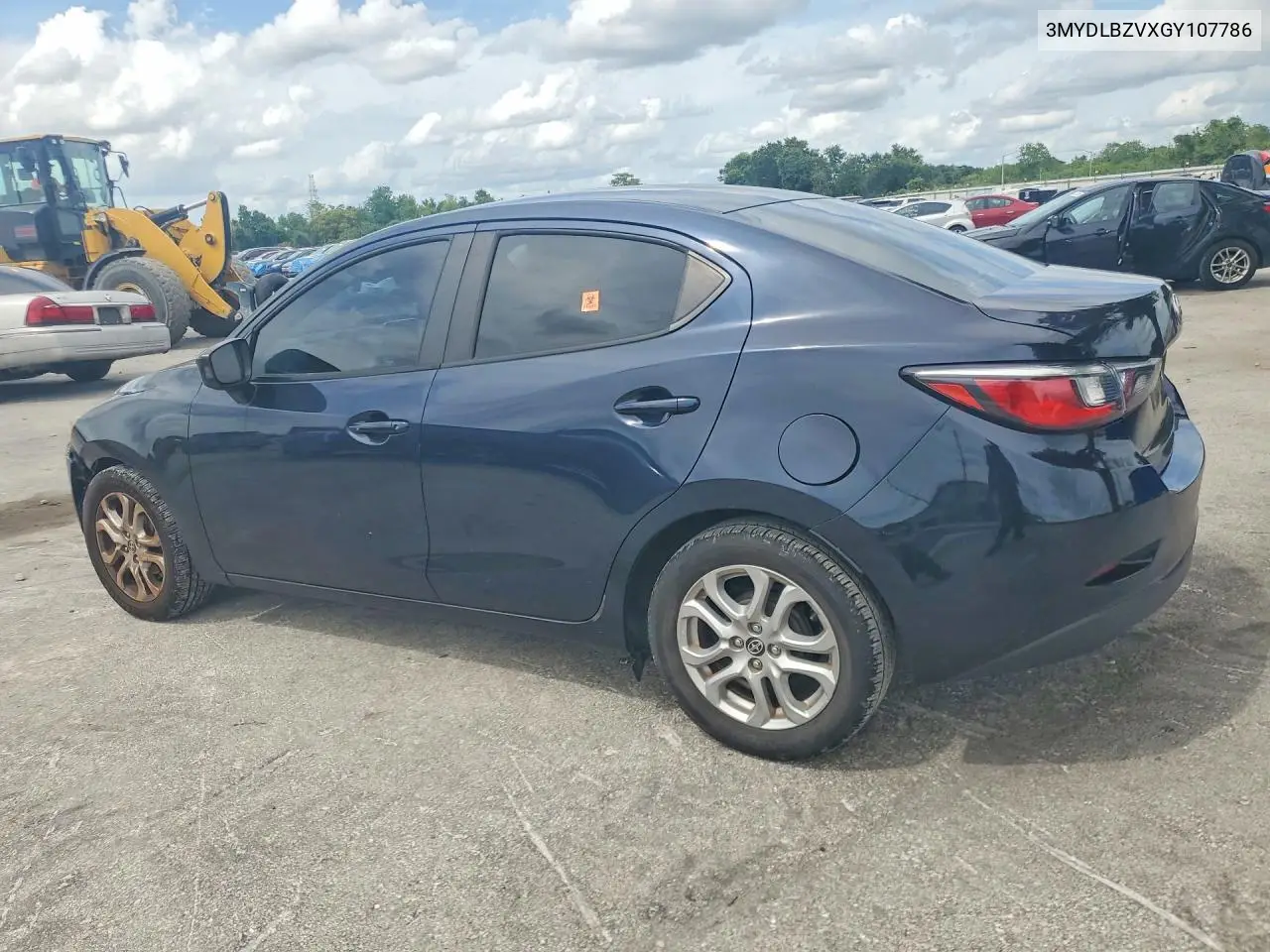 2016 Scion Ia Base VIN: 3MYDLBZVXGY107786 Lot: 55847846