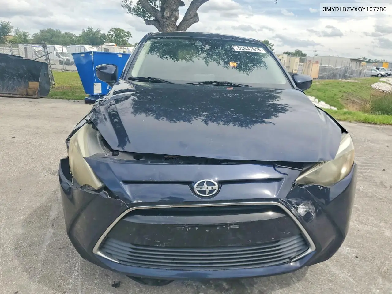 2016 Scion Ia Base VIN: 3MYDLBZVXGY107786 Lot: 55847846