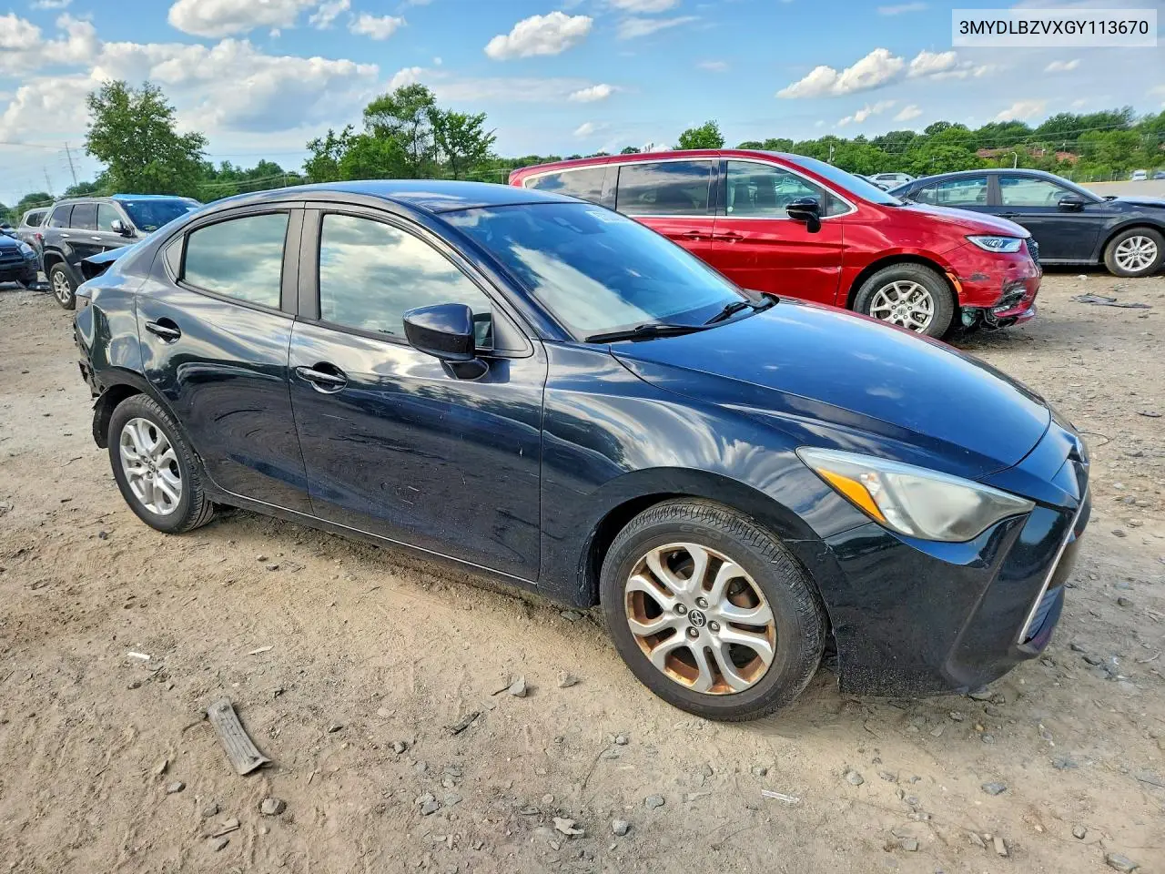 2016 Scion Ia Base VIN: 3MYDLBZVXGY113670 Lot: 57330436