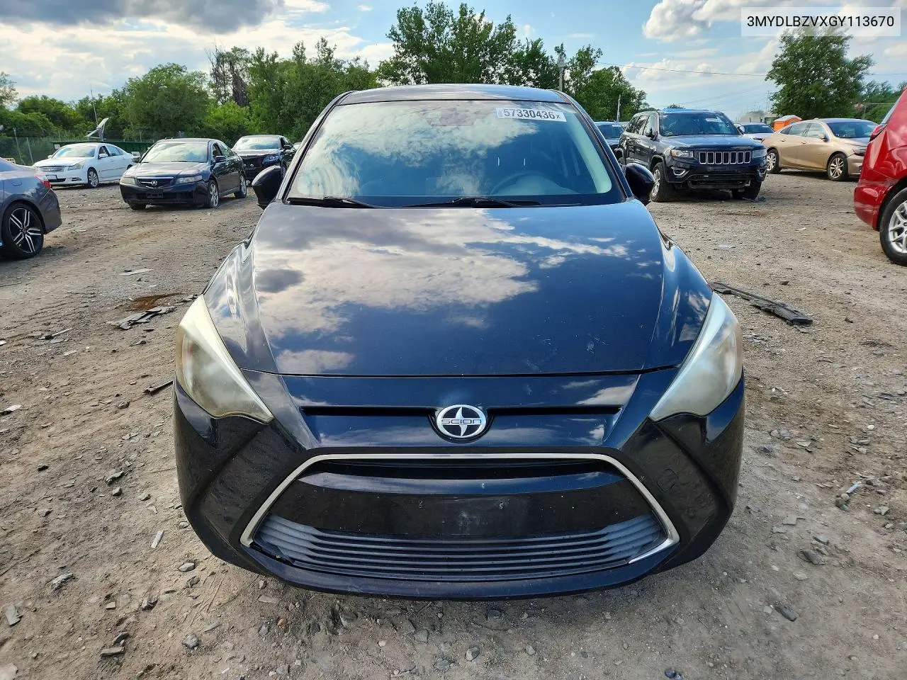 2016 Scion Ia Base VIN: 3MYDLBZVXGY113670 Lot: 57330436
