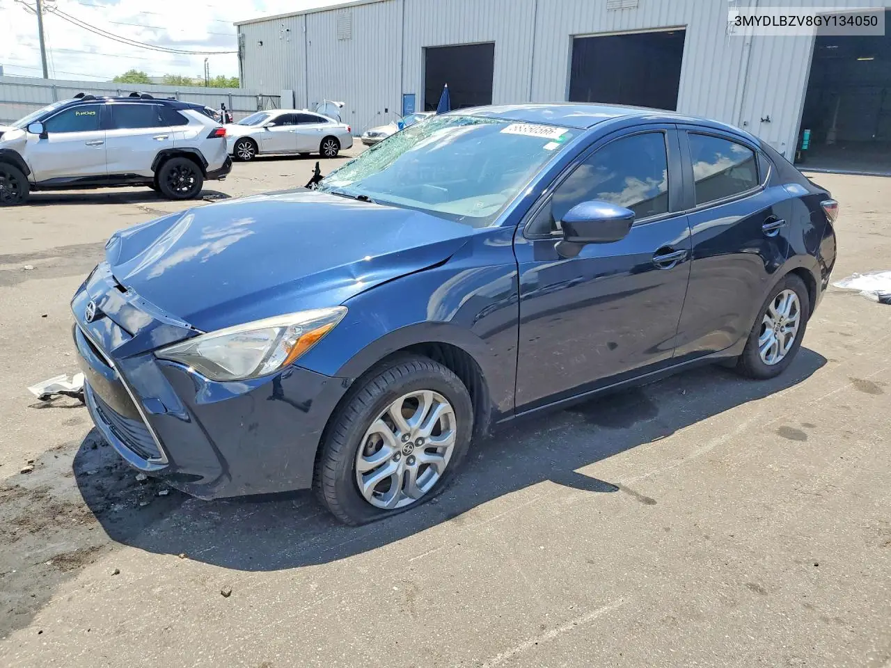 2016 Scion Ia Base VIN: 3MYDLBZV8GY134050 Lot: 58350566