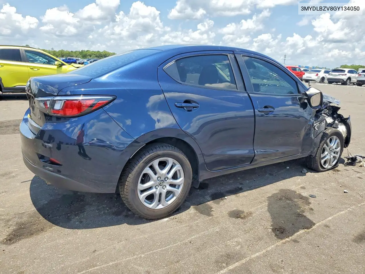 2016 Scion Ia Base VIN: 3MYDLBZV8GY134050 Lot: 58350566