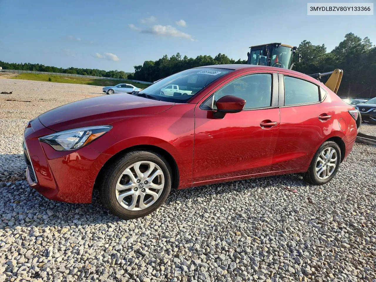 2016 Scion Ia Base VIN: 3MYDLBZV8GY133366 Lot: 58514486