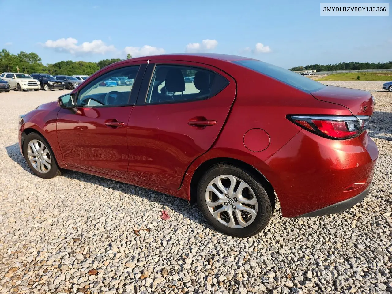 2016 Scion Ia Base VIN: 3MYDLBZV8GY133366 Lot: 58514486