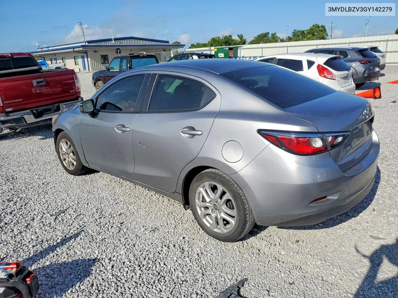 2016 Scion Ia Base VIN: 3MYDLBZV3GY142279 Lot: 59001946