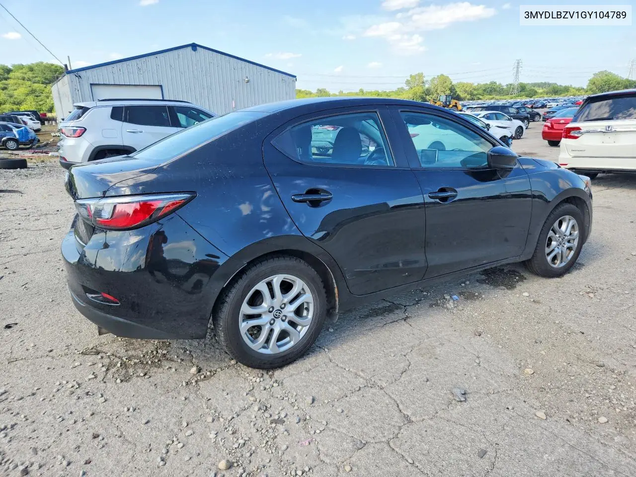 2016 Scion Ia Base VIN: 3MYDLBZV1GY104789 Lot: 59182086