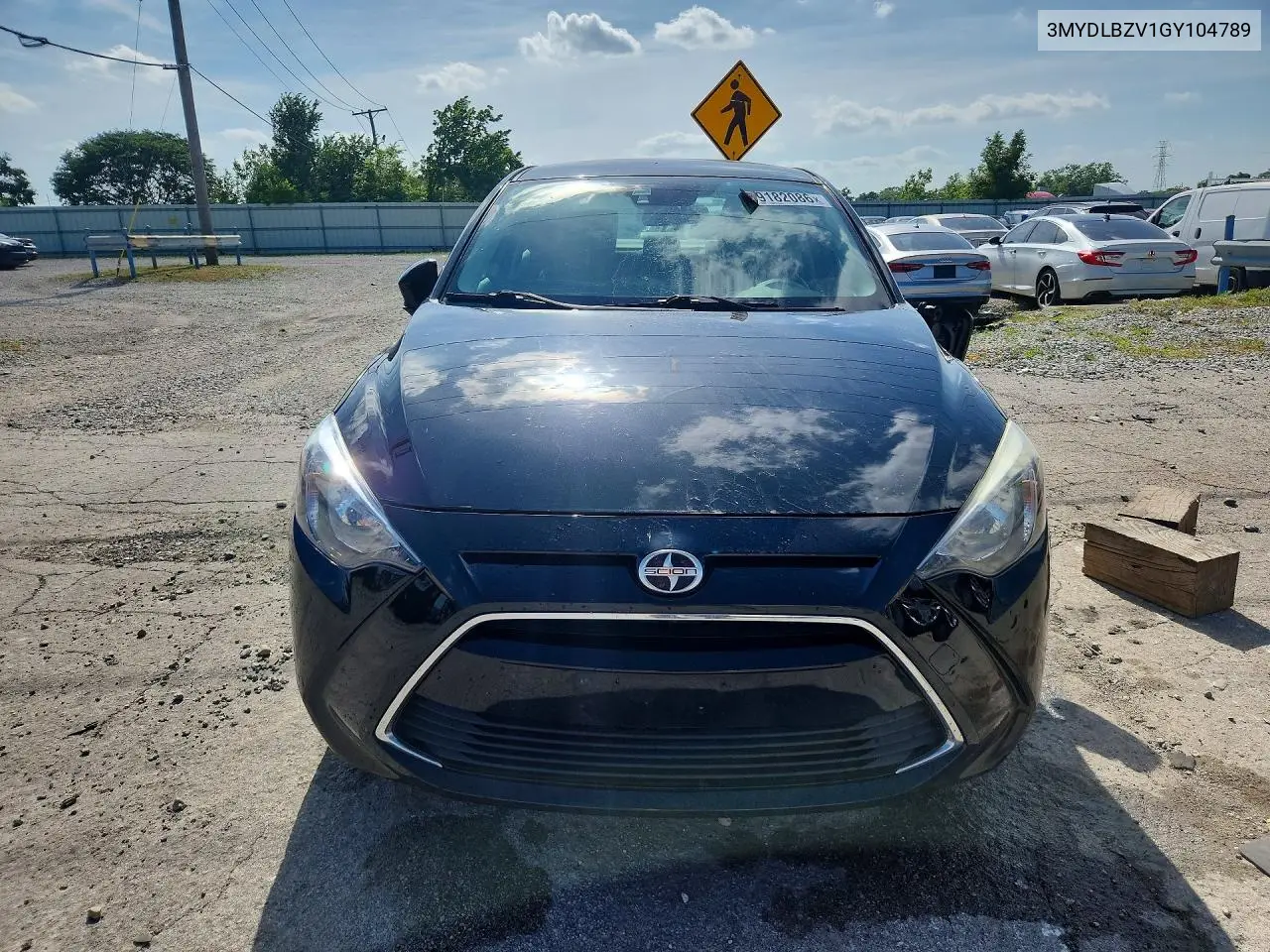 2016 Scion Ia Base VIN: 3MYDLBZV1GY104789 Lot: 59182086