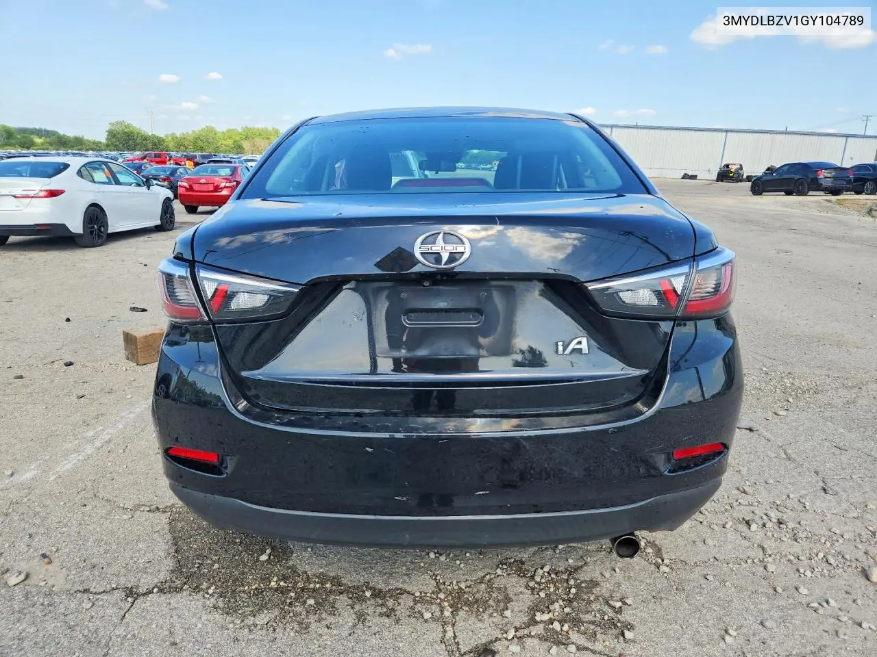 2016 Scion Ia Base VIN: 3MYDLBZV1GY104789 Lot: 59182086