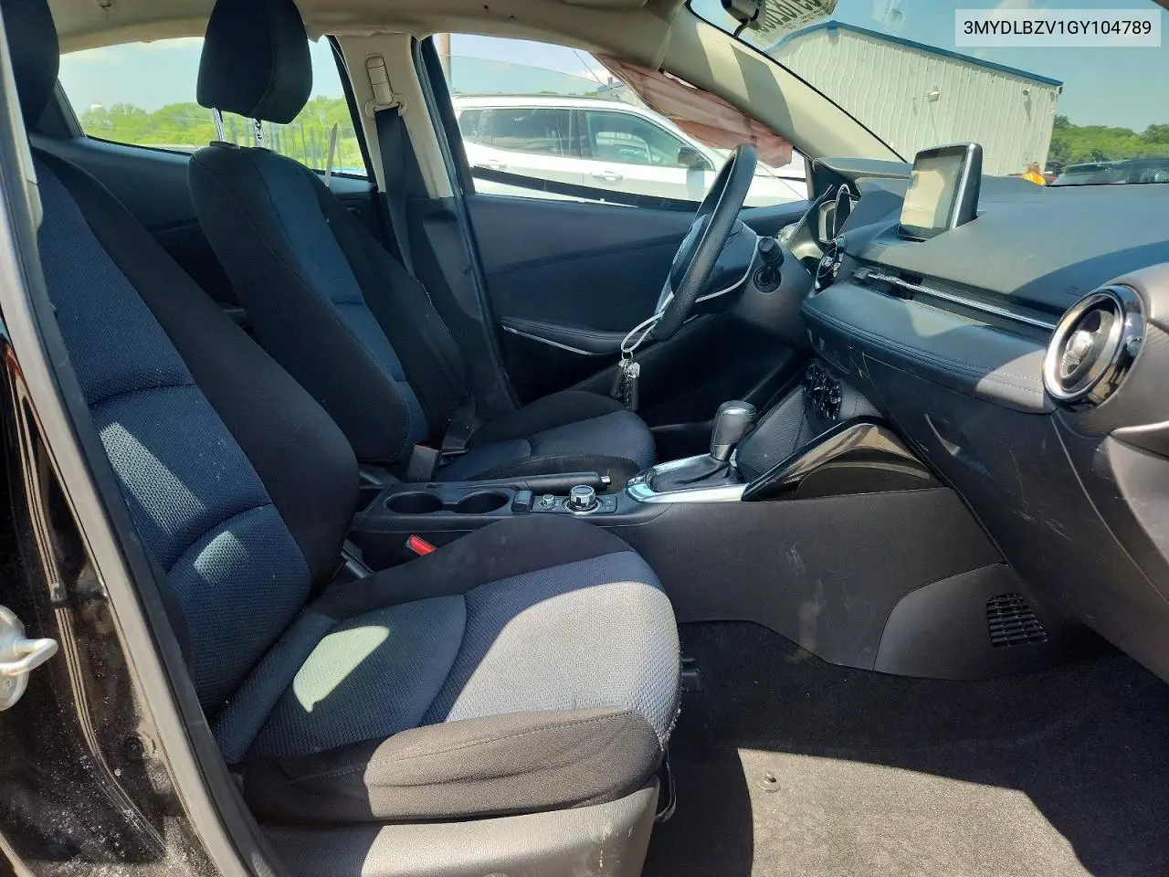 2016 Scion Ia Base VIN: 3MYDLBZV1GY104789 Lot: 59182086
