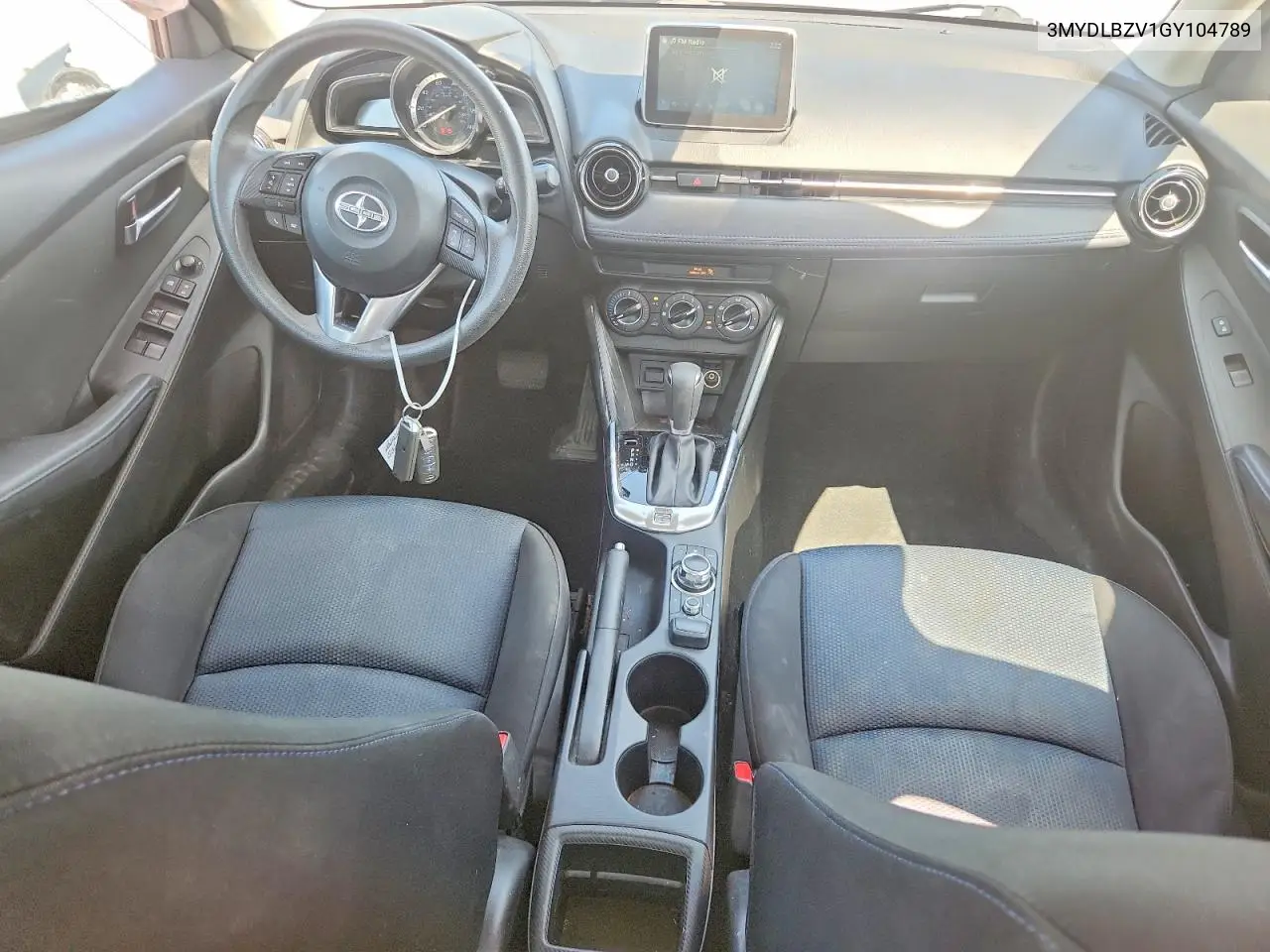 2016 Scion Ia Base VIN: 3MYDLBZV1GY104789 Lot: 59182086