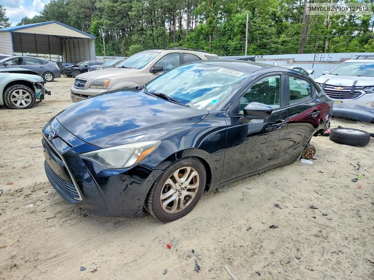 2016 Scion Ia Base VIN: 3MYDLBZV9GY127513 Lot: 59358236