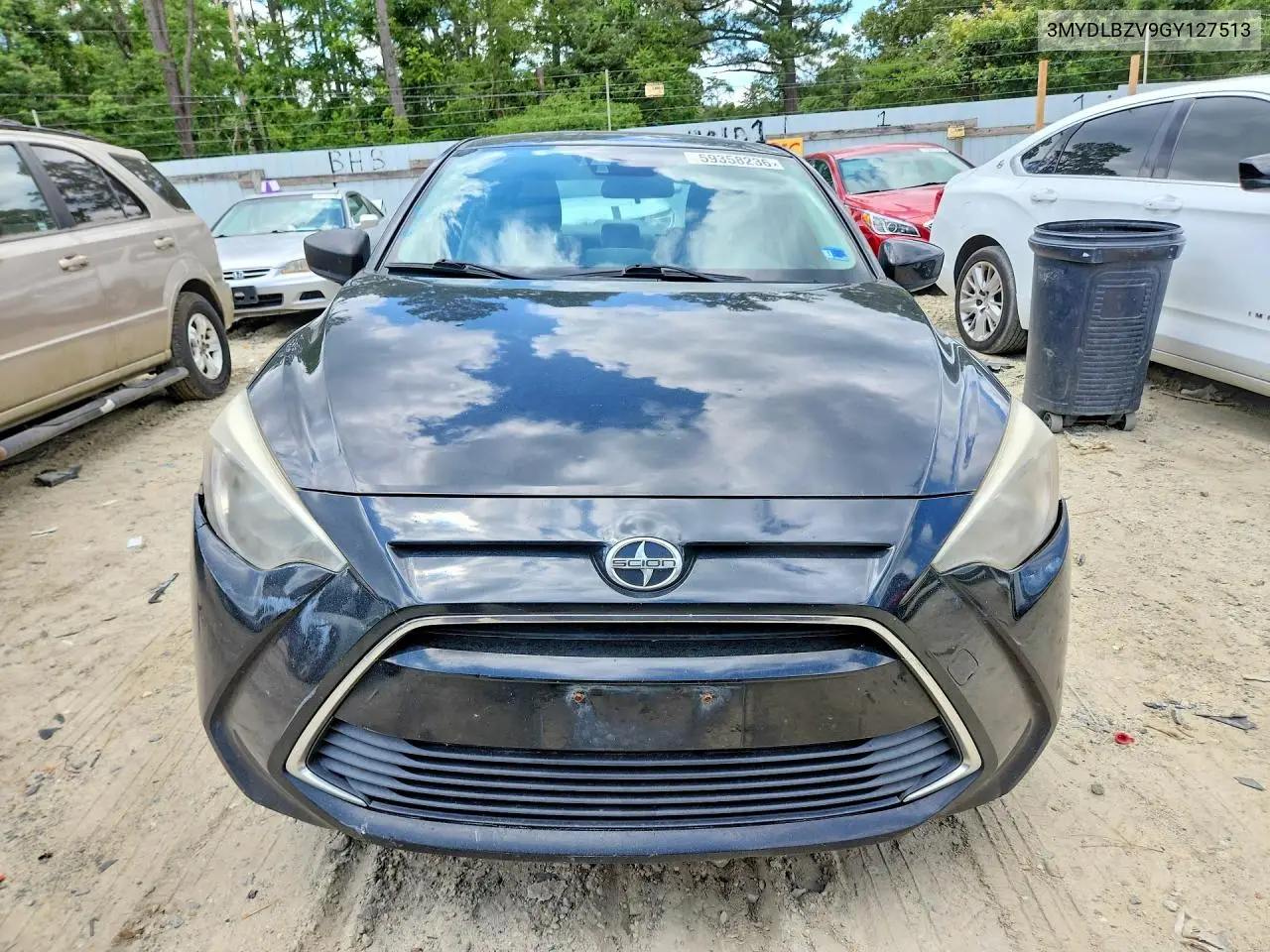 2016 Scion Ia Base VIN: 3MYDLBZV9GY127513 Lot: 59358236