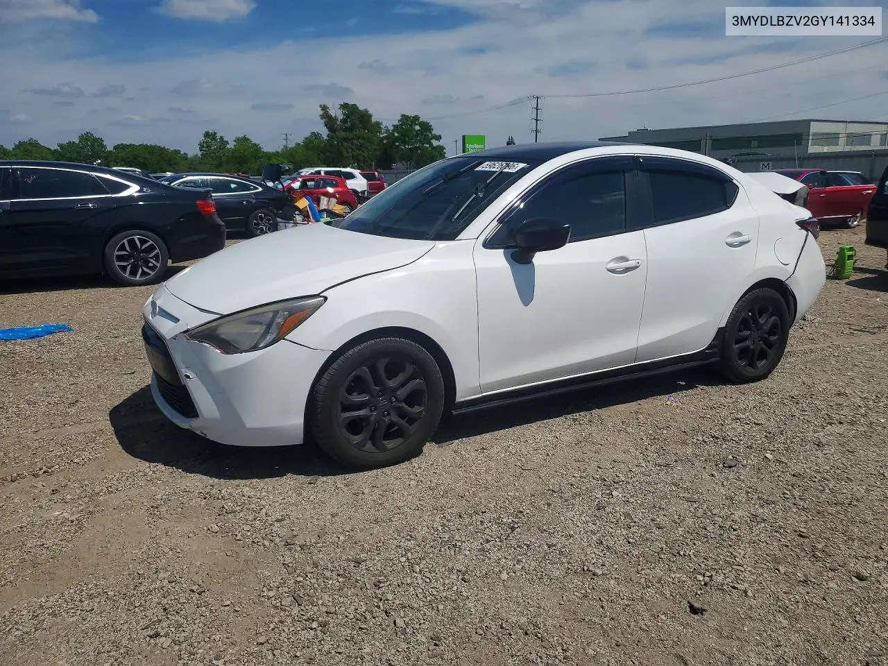 2016 Scion Ia Base VIN: 3MYDLBZV2GY141334 Lot: 59626296