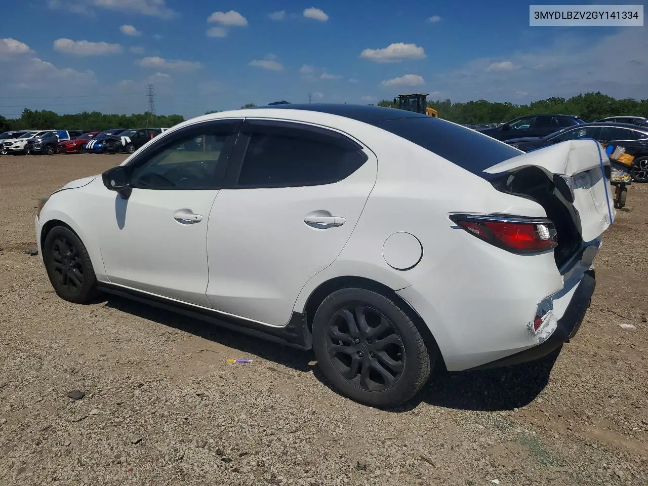 2016 Scion Ia Base VIN: 3MYDLBZV2GY141334 Lot: 59626296