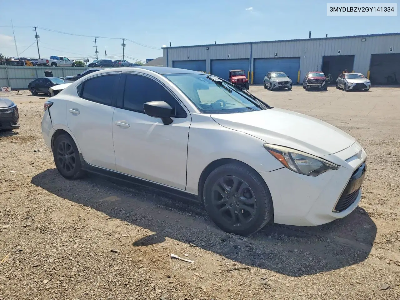 2016 Scion Ia Base VIN: 3MYDLBZV2GY141334 Lot: 59626296