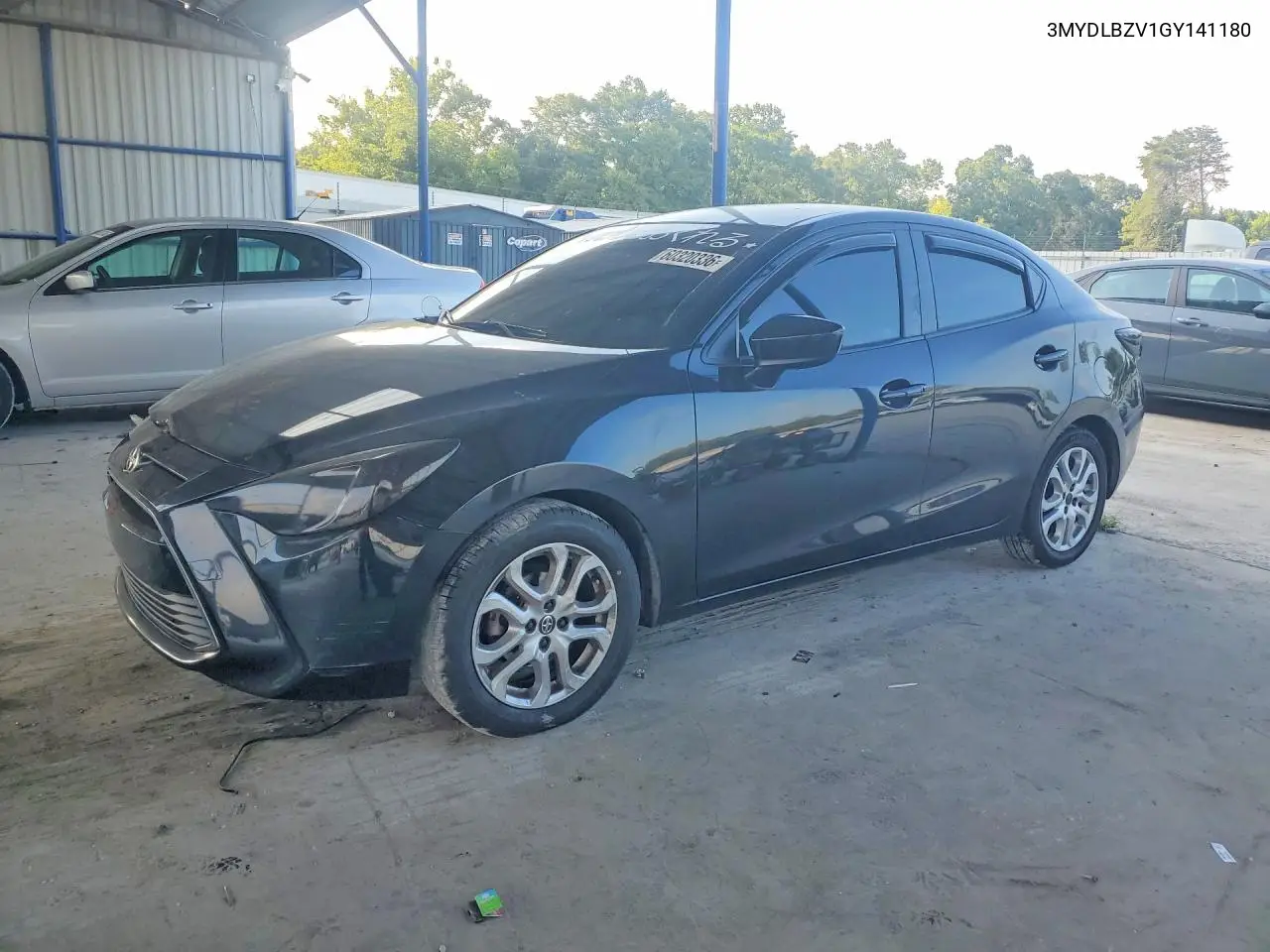 2016 Scion Ia Base VIN: 3MYDLBZV1GY141180 Lot: 60320336
