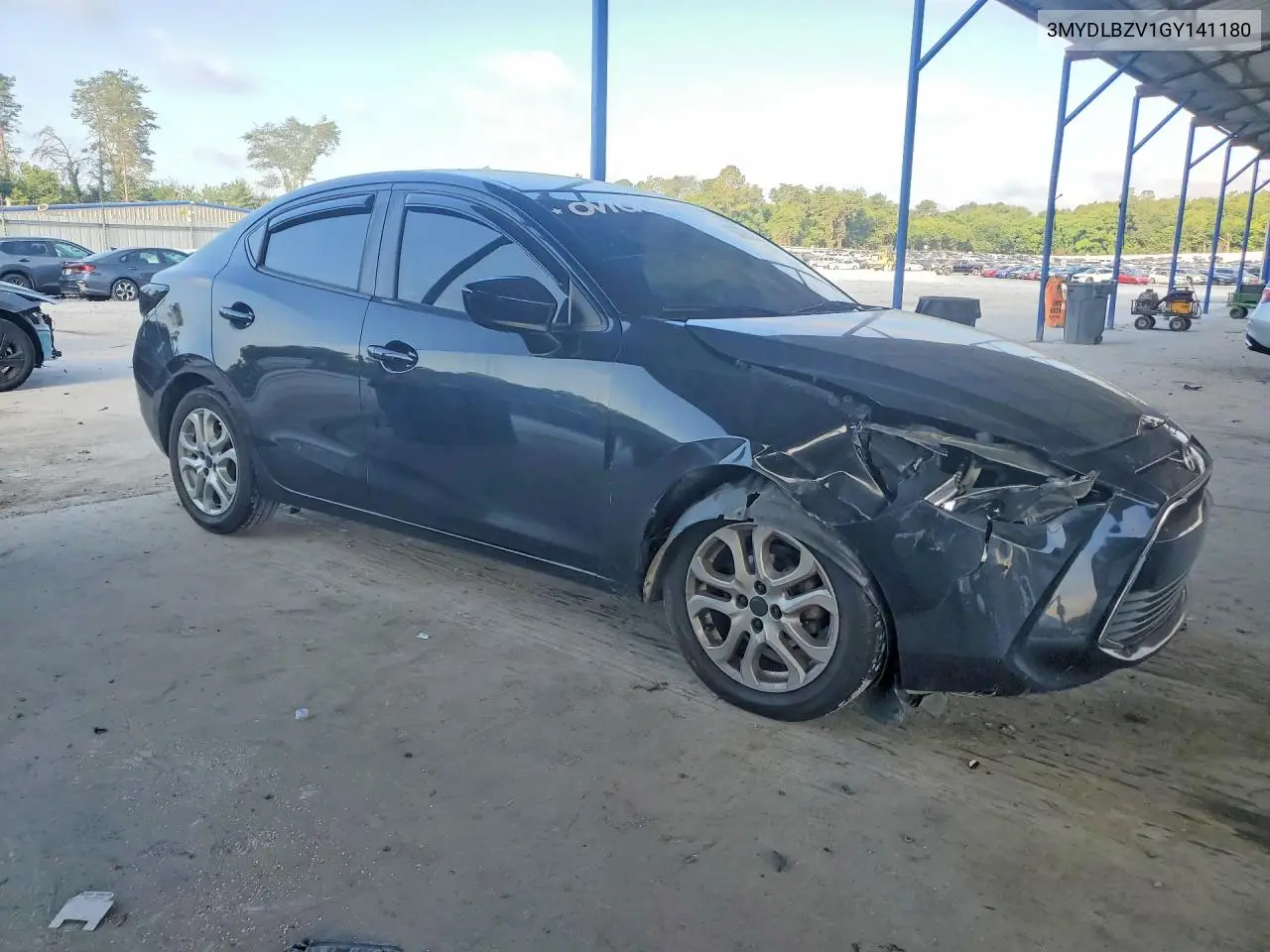 2016 Scion Ia Base VIN: 3MYDLBZV1GY141180 Lot: 60320336