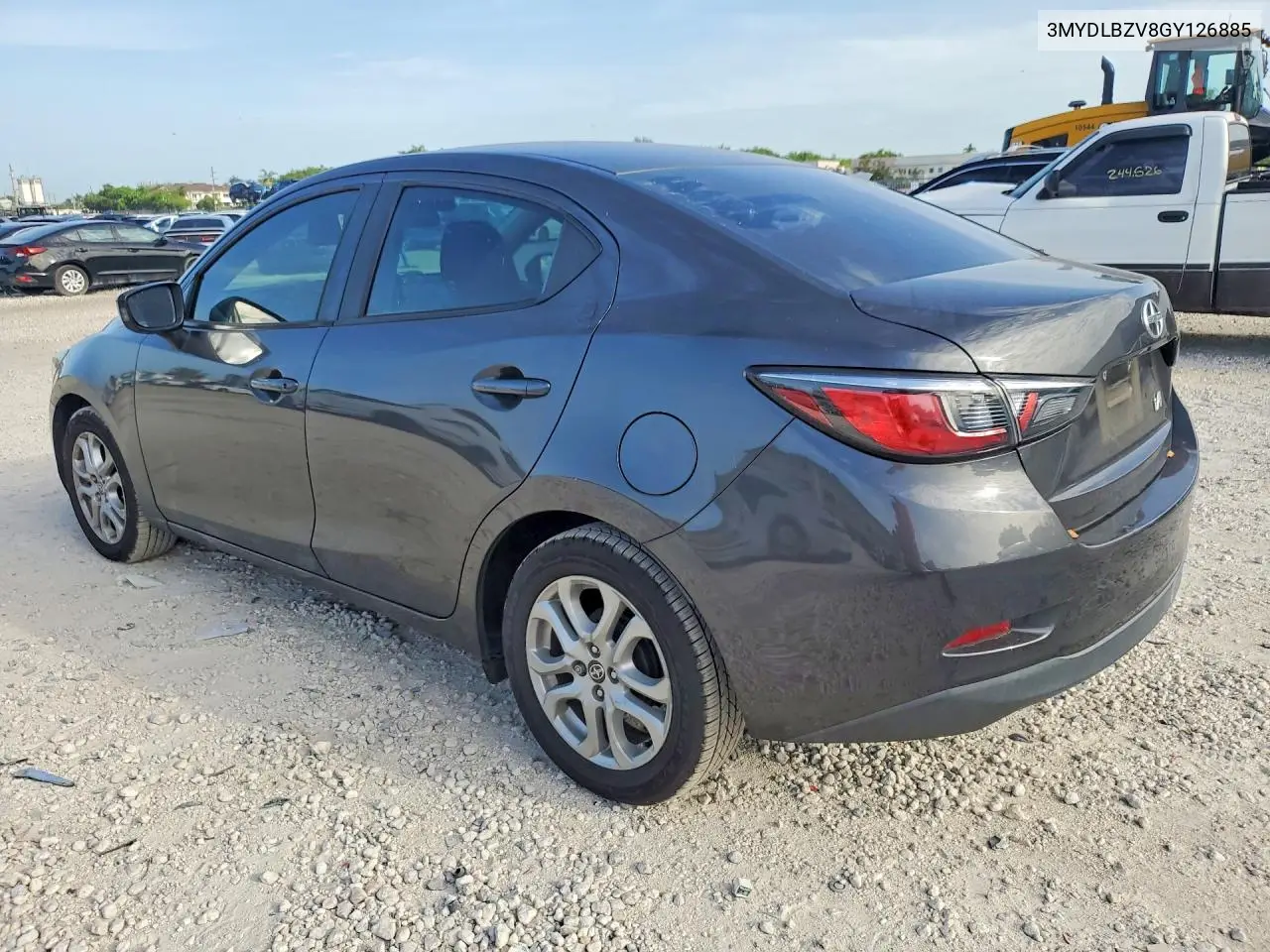 2016 Scion Ia Base VIN: 3MYDLBZV8GY126885 Lot: 60501506