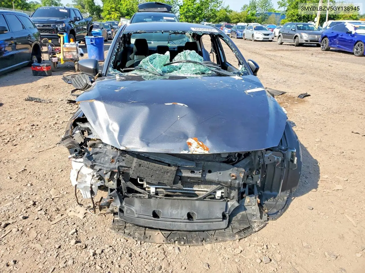 2016 Scion Ia Base VIN: 3MYDLBZV5GY138945 Lot: 60620906