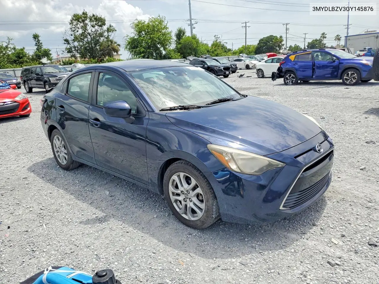 2016 Scion Ia Base VIN: 3MYDLBZV3GY145876 Lot: 60742266