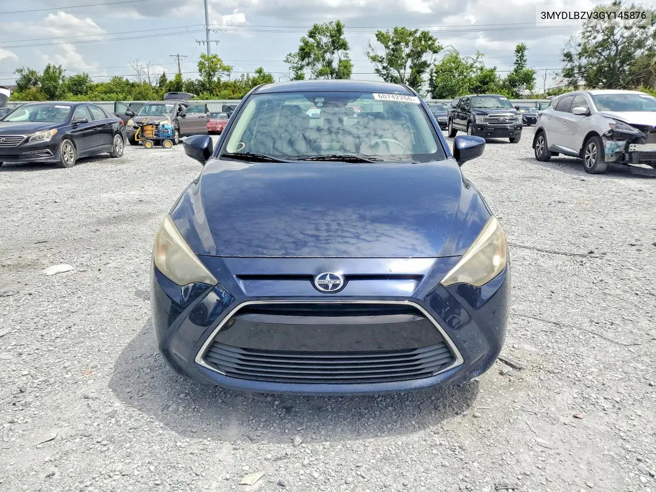 2016 Scion Ia Base VIN: 3MYDLBZV3GY145876 Lot: 60742266
