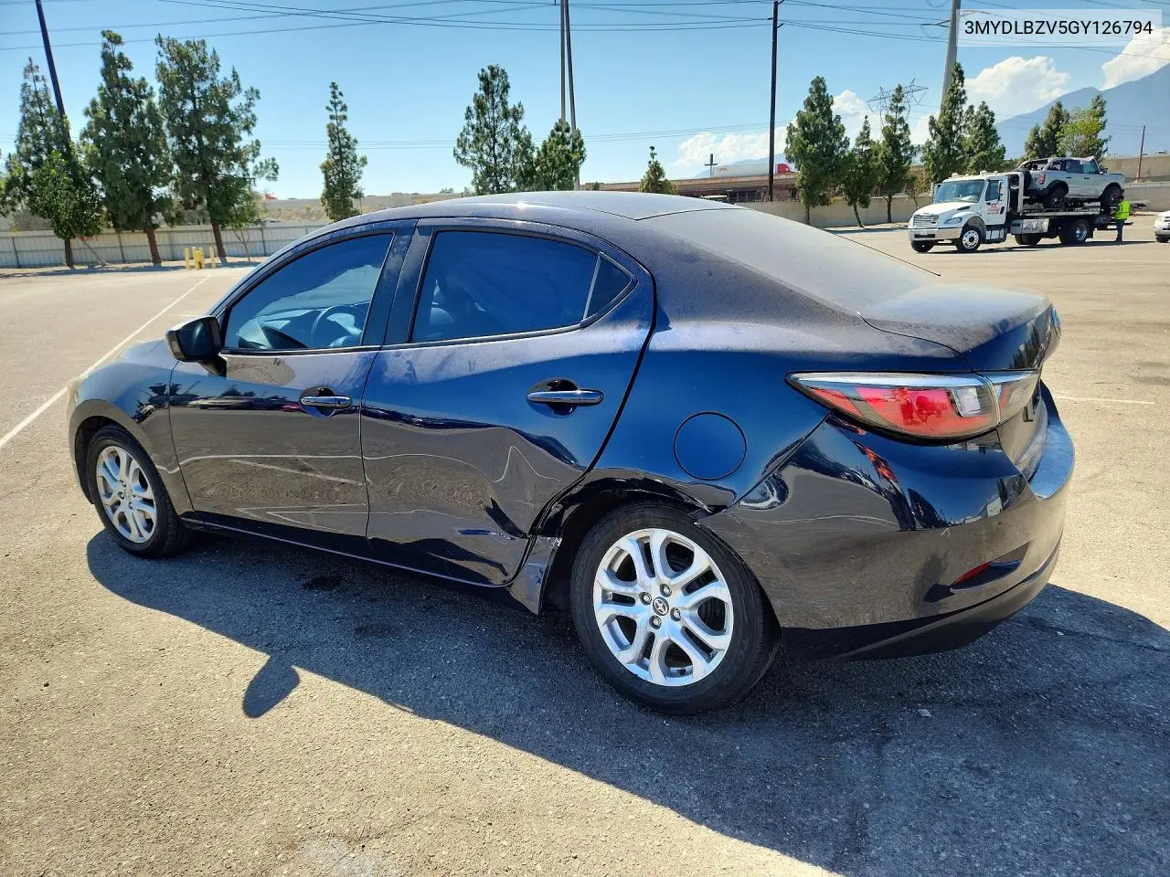 2016 Scion Ia Base VIN: 3MYDLBZV5GY126794 Lot: 61248316