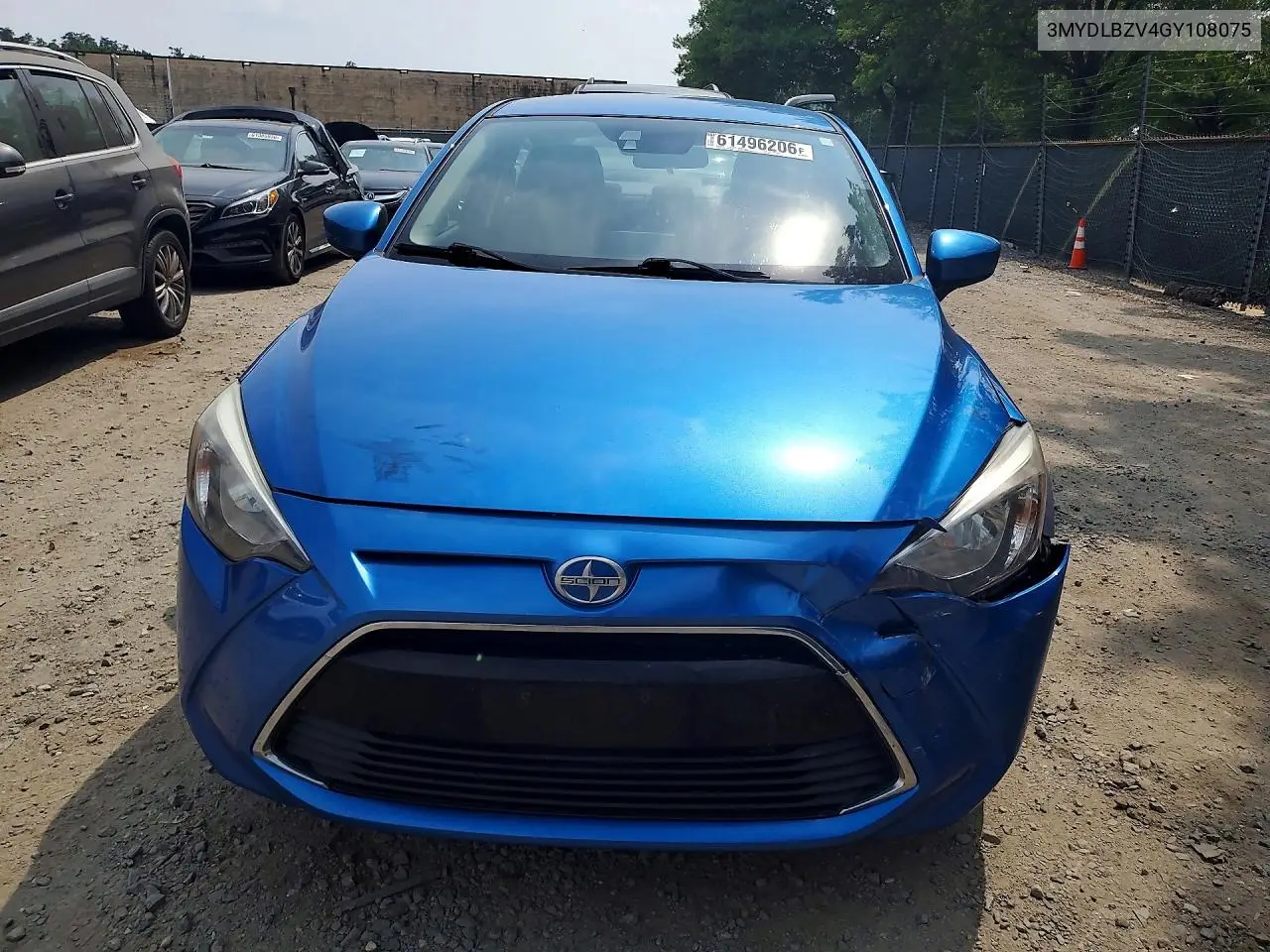 2016 Scion Ia Base VIN: 3MYDLBZV4GY108075 Lot: 61496206