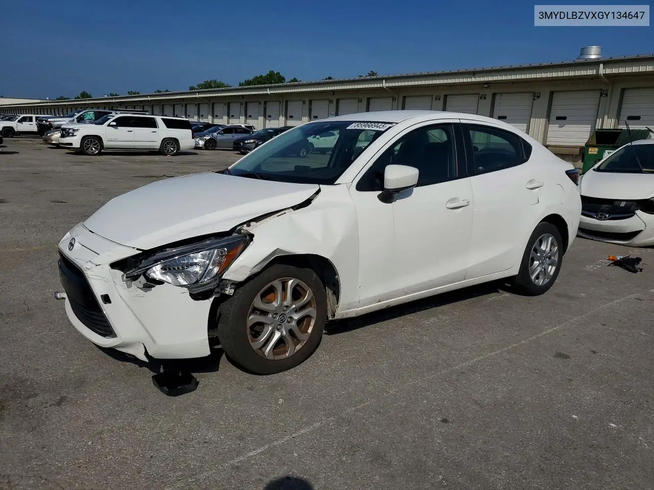 2016 Scion Ia Base VIN: 3MYDLBZVXGY134647 Lot: 85966945
