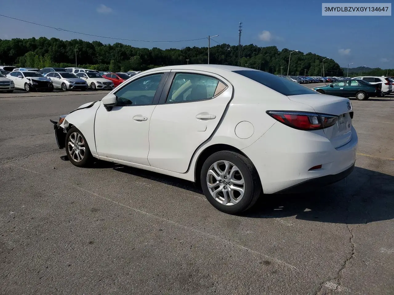 2016 Scion Ia Base VIN: 3MYDLBZVXGY134647 Lot: 85966945