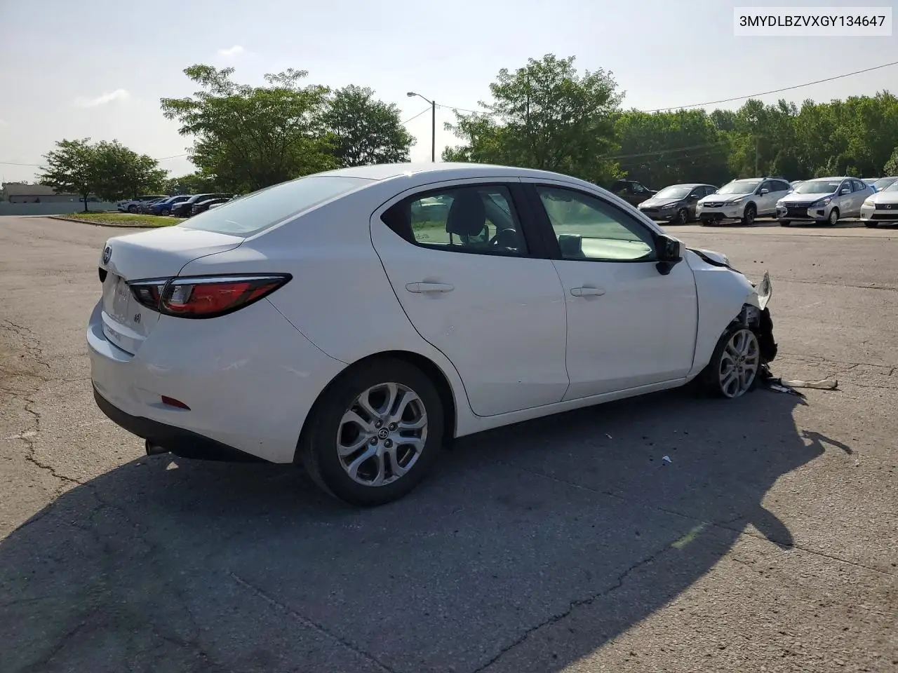 2016 Scion Ia Base VIN: 3MYDLBZVXGY134647 Lot: 85966945